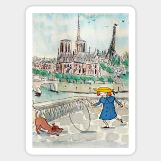 Madeline Paris Watercolor Sticker